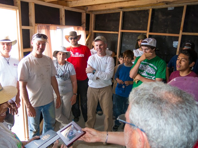 A bible and a group photo as mementos 