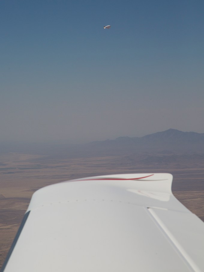 Tethered border surveillance Aerostat