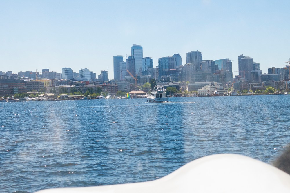 Ahoy, matey!  On the water at Lake Union.