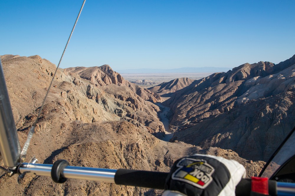 Not S-turns Across a Road, rather, Follow that Arroyo