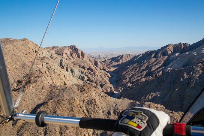 Not S-turns Across a Road, rather, Follow that Arroyo