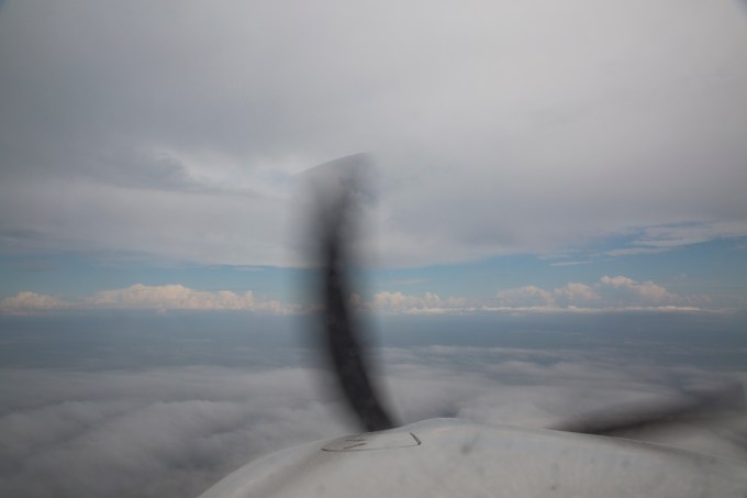 Feet wet, between layers with rain