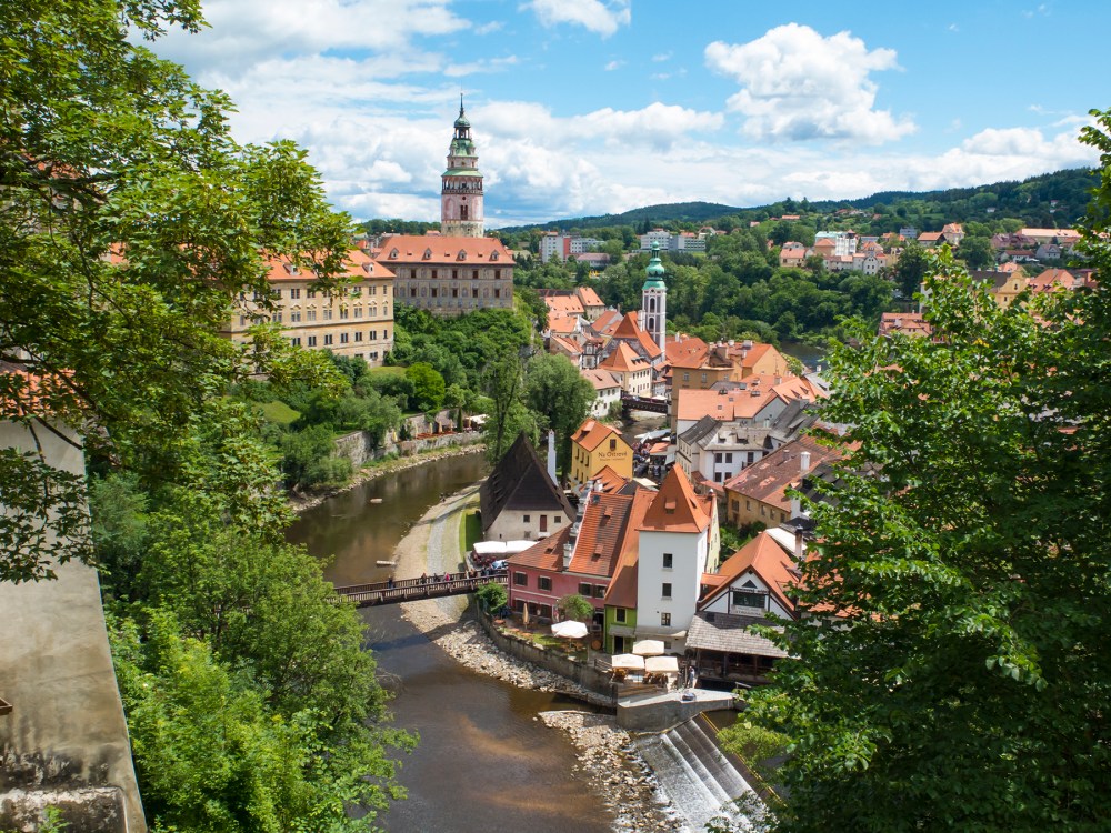 The Vltava in Cesky Krumlov