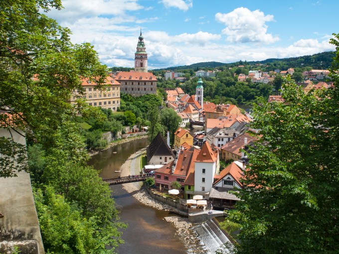 The Vltava in Cesky Krumlov
