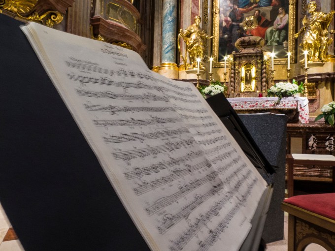 A Haydn score, St. Ana Kirche, Wein 