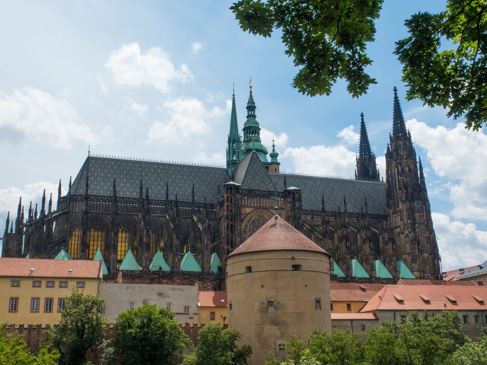 St. Vitus cathedral from the Royal Garden 