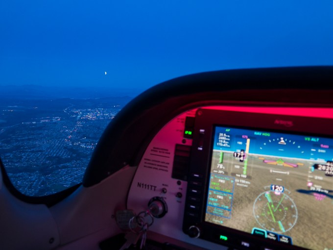 Off La Jolla Shores on descent