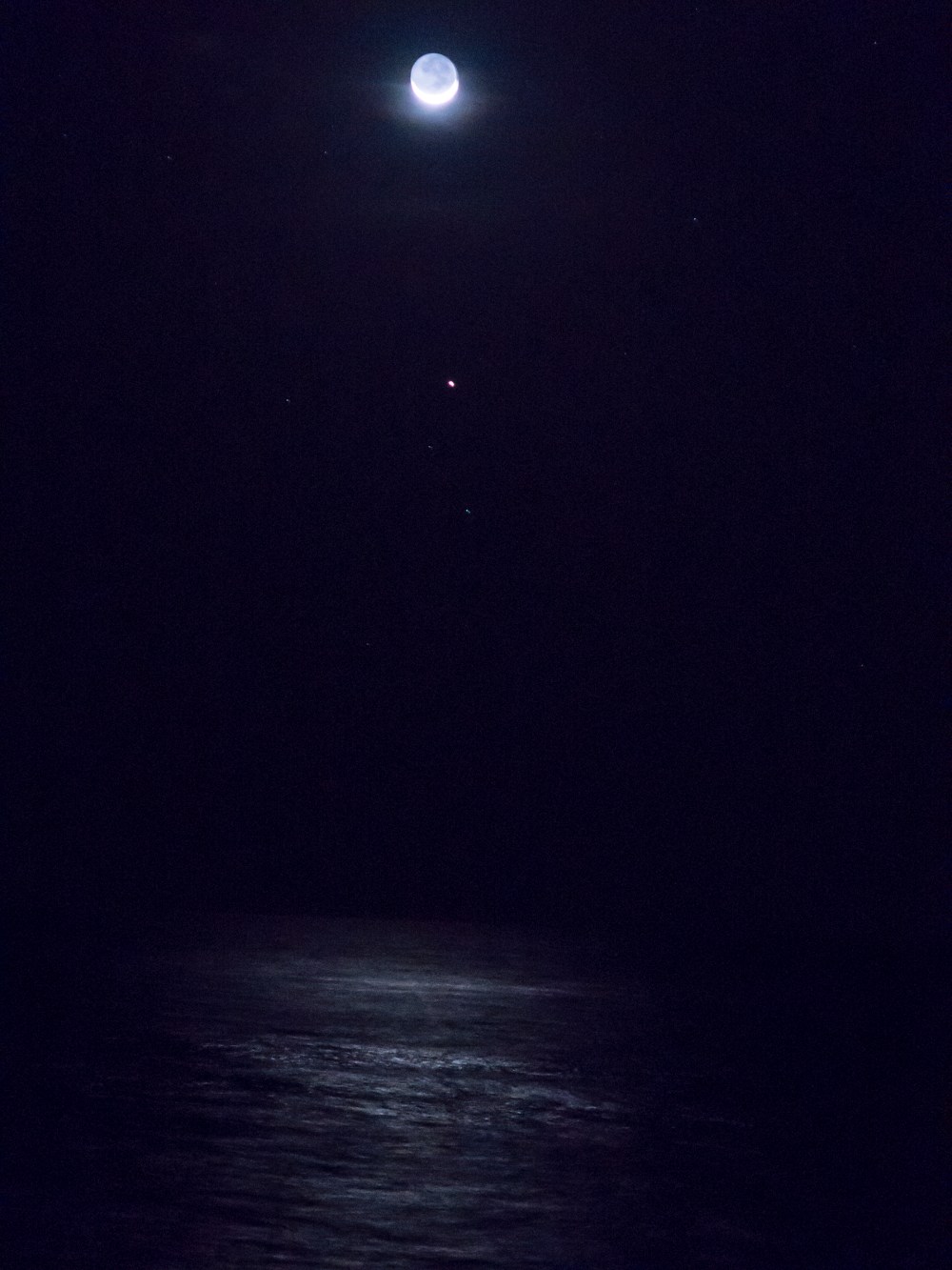 Moonlight on the water