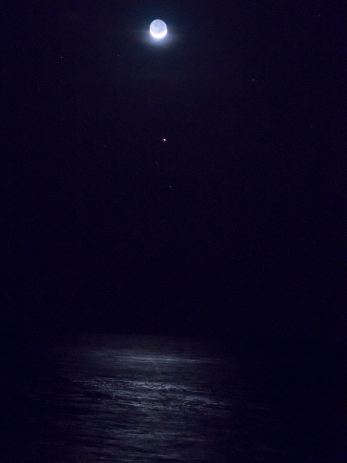 Moonlight on the water