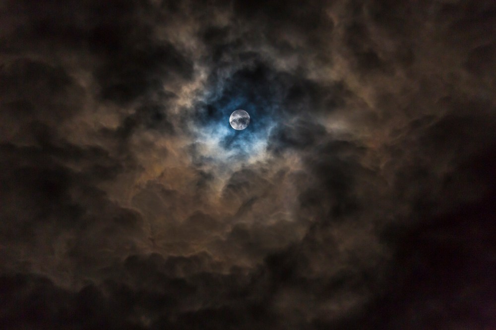 Cloud cave moon
