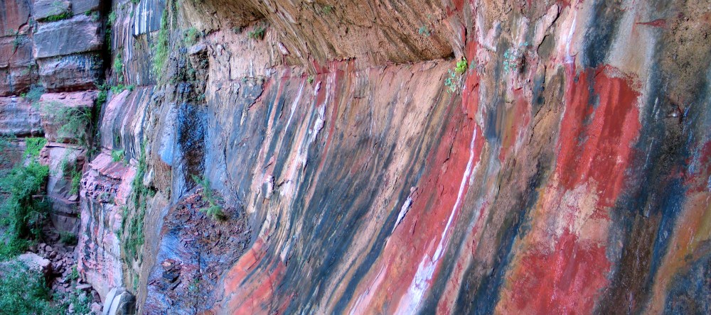 Weeping sand painting